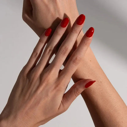 Cherry Red Gel Nail Kit - Salon Finish