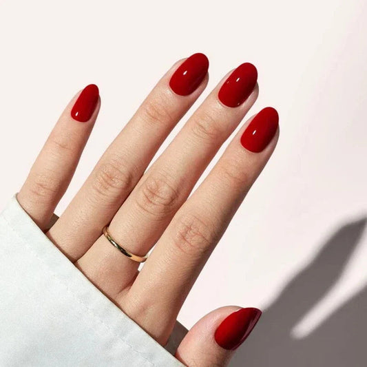 Cherry Red Gel Nail Kit - Salon Finish